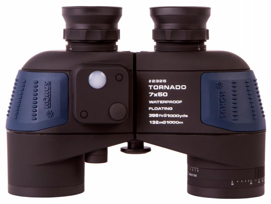 Бинокль Konus TORNADO 7x50 плавающий с компасом и дальномерной сеткой
