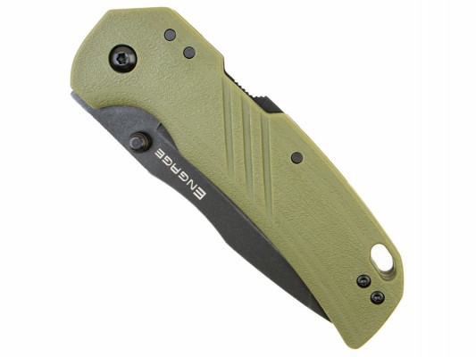 Нож складной Cold Steel Engage 3in OD Green,сталь 4116,рукоять GFN, блистер