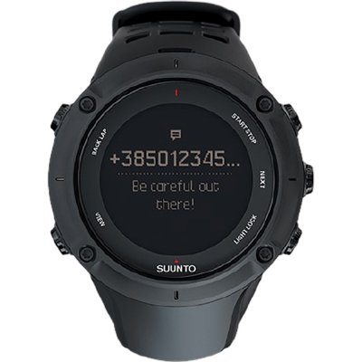 Часы SUUNTO AMBIT3 PEAK Black (HR) с нагрудным поясным пульсометром